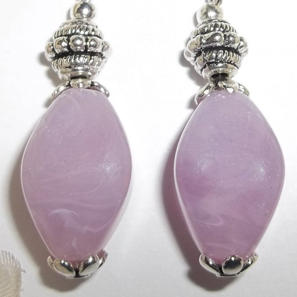 Beaded Earrings Set Handmade Statement Piece Earring Earring Dangle Drop 5438 - Picture 6 of 6
